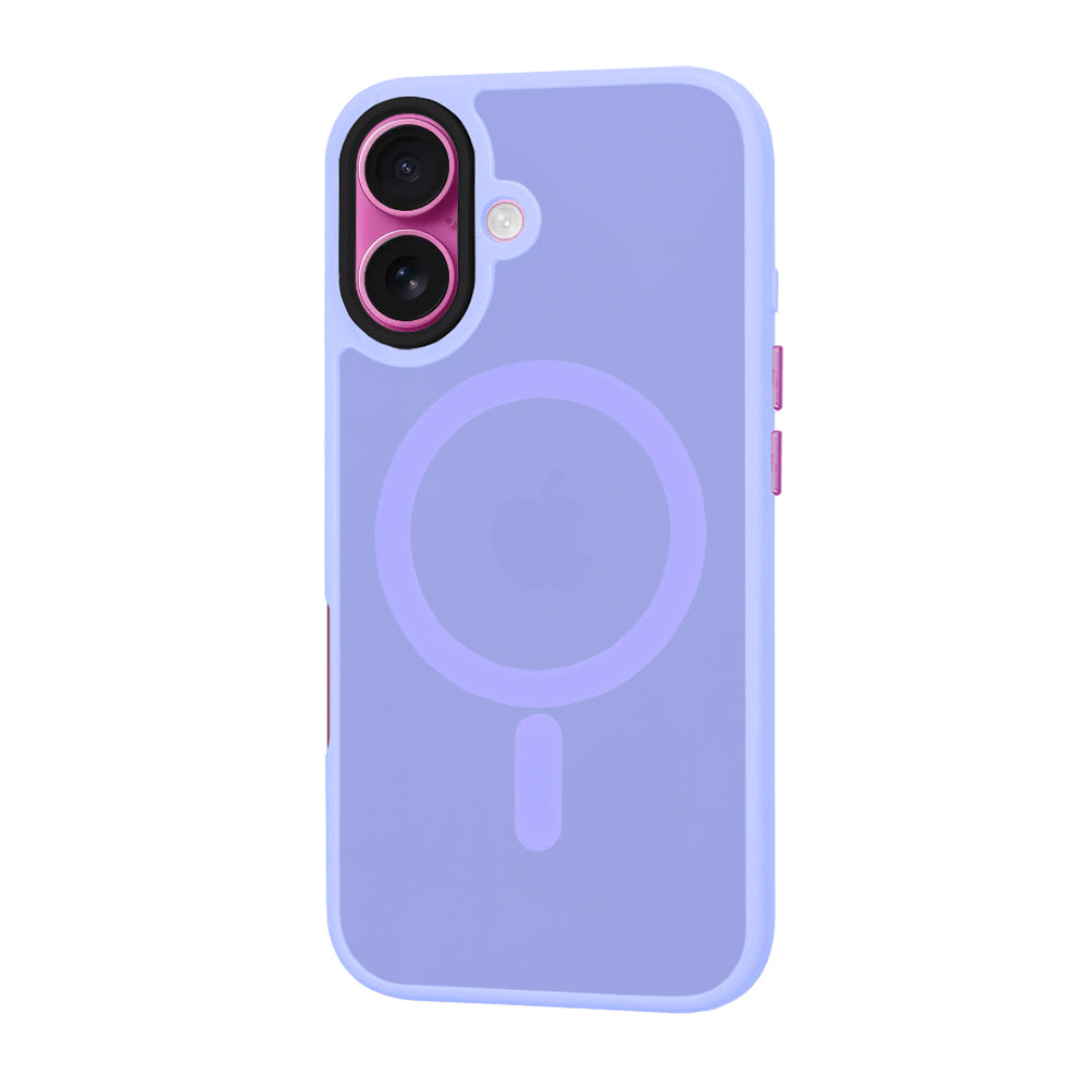 MagSafe-deksel for Apple iPhone 16 Plus, Techsuit, HaloFrost, Lys lilla