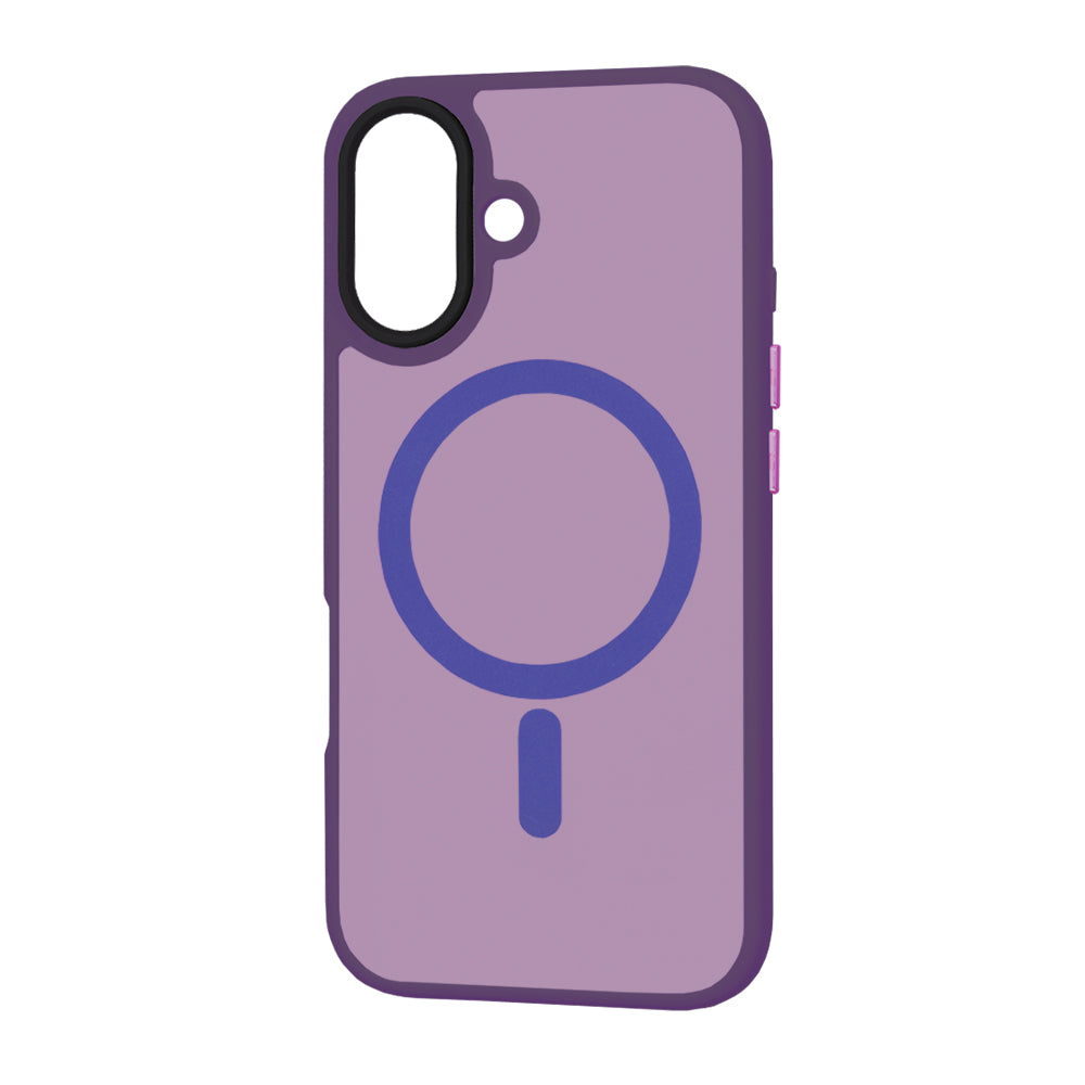 MagSafe-deksel for Apple iPhone 16 Plus, Techsuit, HaloFrost, Mørk lilla