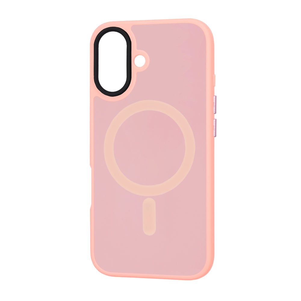 MagSafe-deksel for Apple iPhone 16 Plus, Techsuit, HaloFrost, Rosa