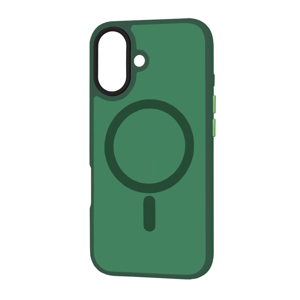 MagSafe-deksel for Apple iPhone 16 Plus, Techsuit, HaloFrost, Grønn