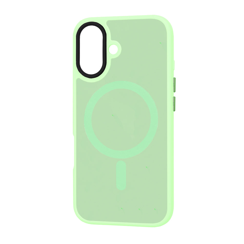 MagSafe-deksel for Apple iPhone 16 Plus, Techsuit, HaloFrost, Lys grønn