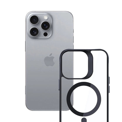 MagSafe-deksel for Apple iPhone 16 Pro, 3MK, Satin Armor, Transparent