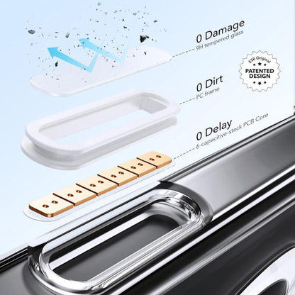 MagSafe-deksel for Apple iPhone 16 Pro, ESR, Classic Hybrid Kickstand Slide, Gjennomsiktig