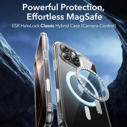 MagSafe-deksel for Apple iPhone 16 Pro, ESR, Classic Hybrid Slide, Satin Black