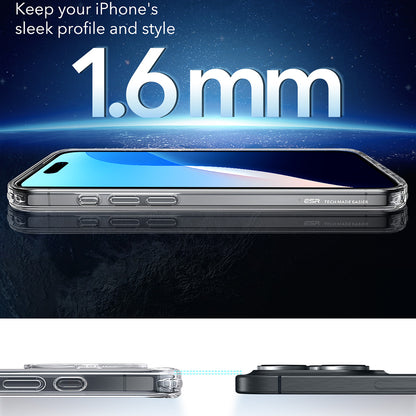MagSafe-deksel for Apple iPhone 16 Pro, ESR, Classic Hybrid, Gjennomsiktig