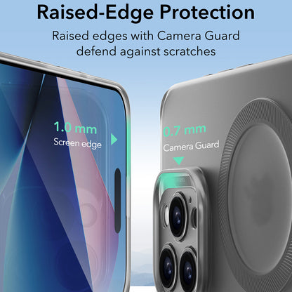 MagSafe-deksel for Apple iPhone 16 Pro, ESR, Zero, Satenggrå