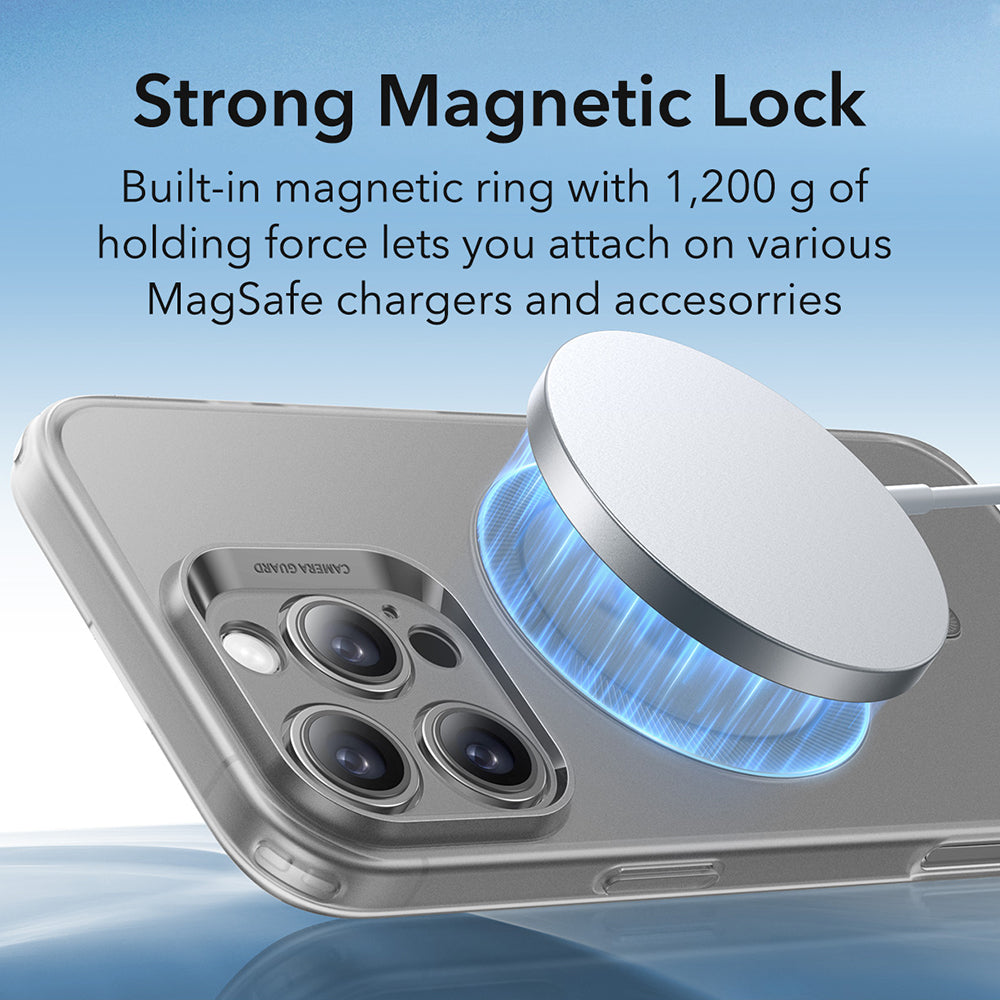 MagSafe-deksel for Apple iPhone 16 Pro, ESR, Zero, Satenggrå