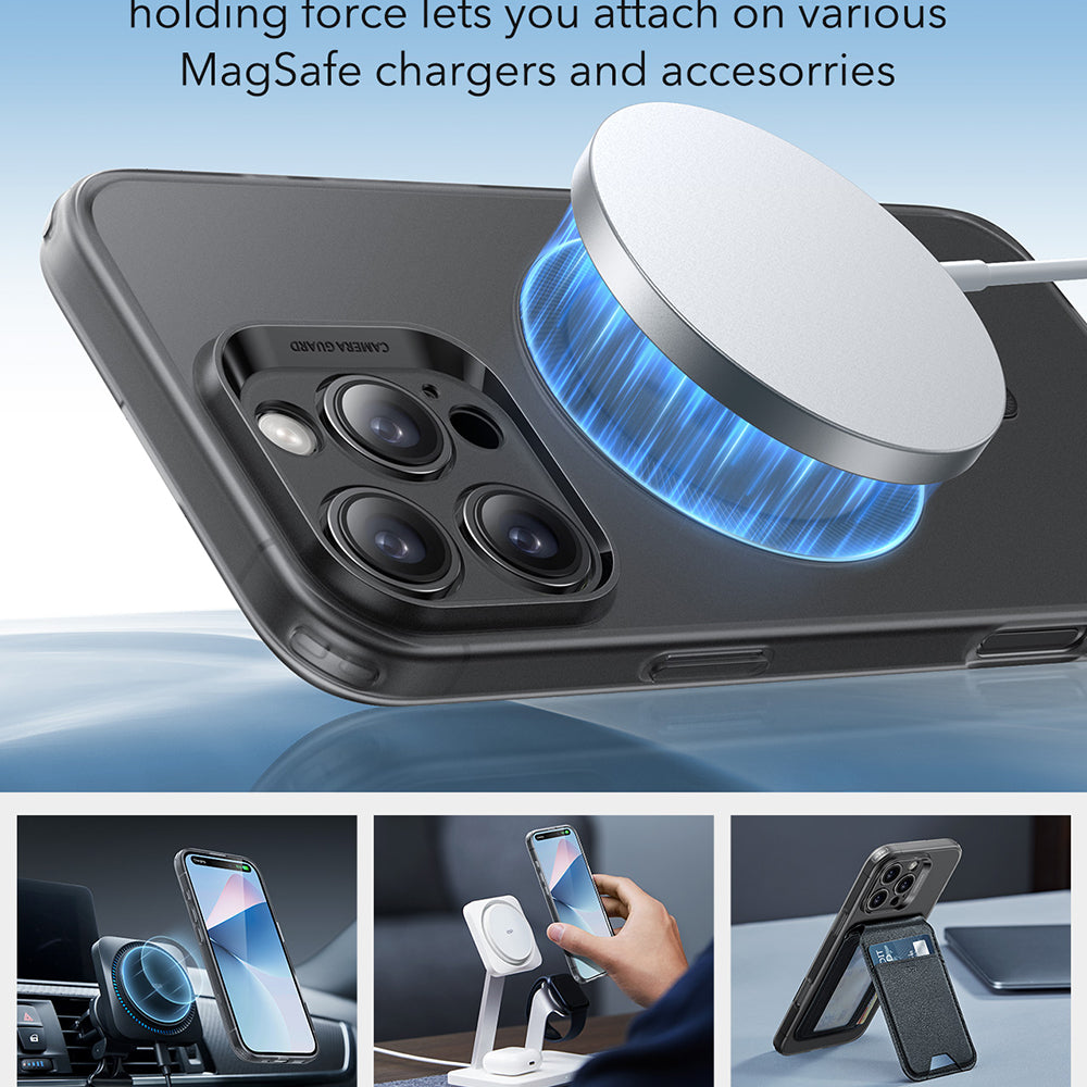MagSafe-deksel for Apple iPhone 16 Pro, ESR, Zero, Satin Sort