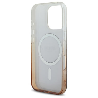 MagSafe-deksel for Apple iPhone 16 Pro, Guess, IML Glitter Gradient, Brun