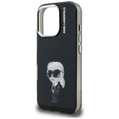 MagSafe-deksel for Apple iPhone 16 Pro, Karl Lagerfeld, IML Aquarelle Logo Karl, Svart