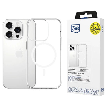 MagSafe-deksel for Apple iPhone 16 Pro Max, 3MK, Armor MagCase, Transparent