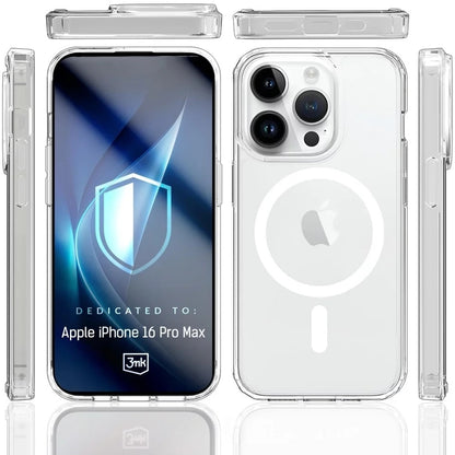 MagSafe-deksel for Apple iPhone 16 Pro Max, 3MK, Armor MagCase, Transparent
