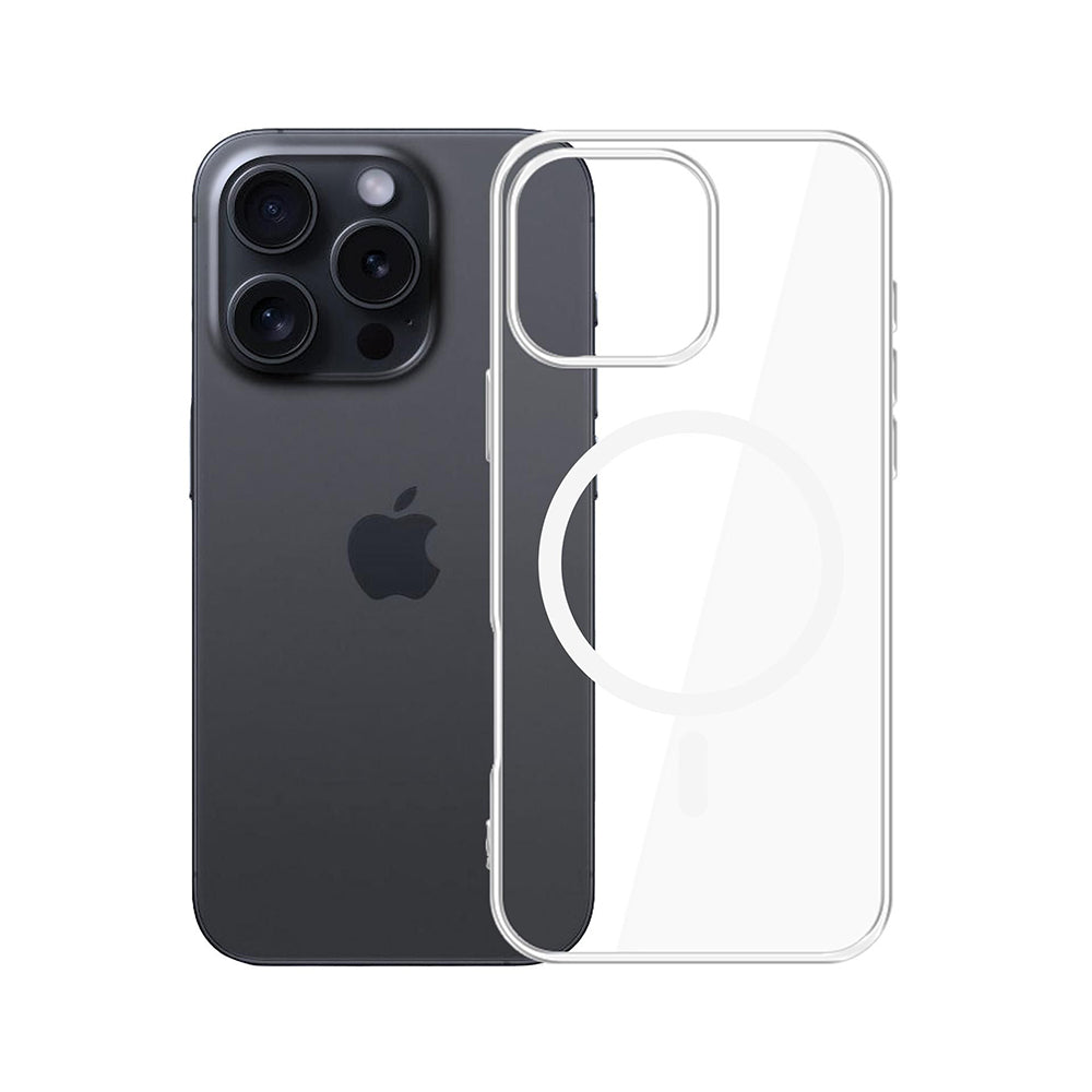 MagSafe-deksel for Apple iPhone 16 Pro Max, 3MK, Clear MagCase, Transparent