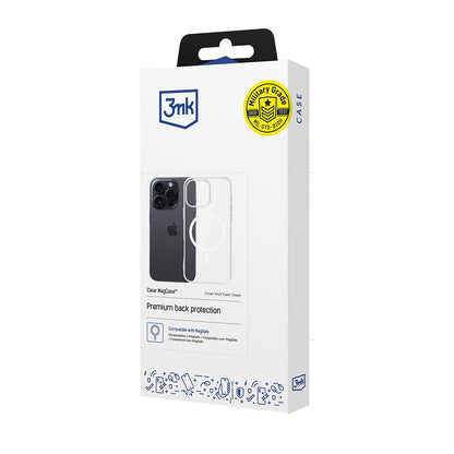 MagSafe-deksel for Apple iPhone 16 Pro Max, 3MK, Clear MagCase, Transparent