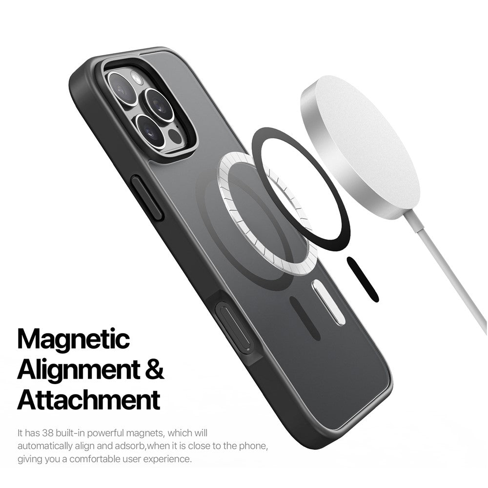 MagSafe-deksel til Apple iPhone 16 Pro Max, DUX DUCIS, Yind, svart
