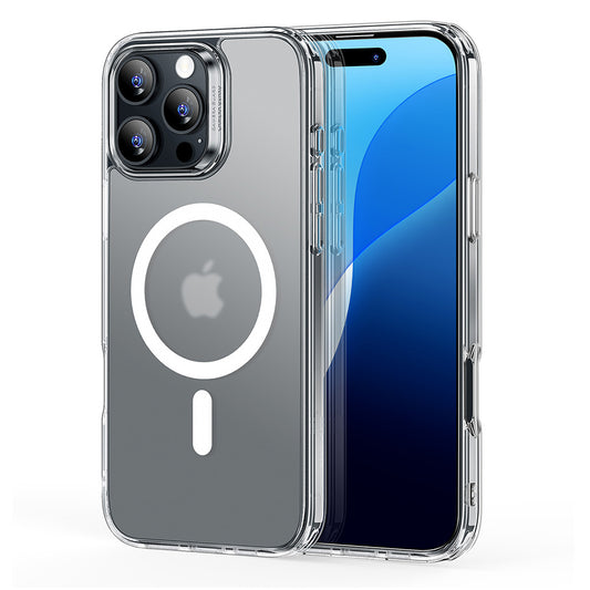 MagSafe-deksel for Apple iPhone 16 Pro Max, ESR, Classic Hybrid, Sateng Transparent