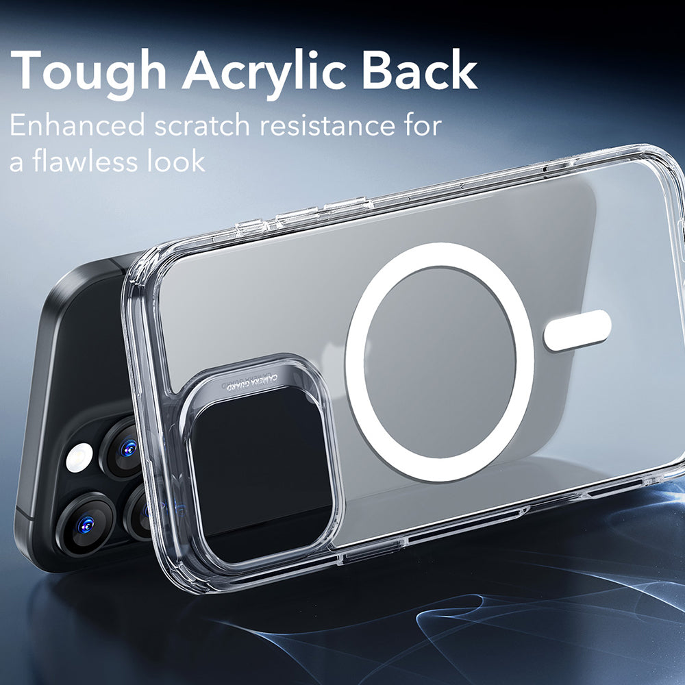 MagSafe-deksel for Apple iPhone 16 Pro Max, ESR, Classic Hybrid, Sateng Transparent