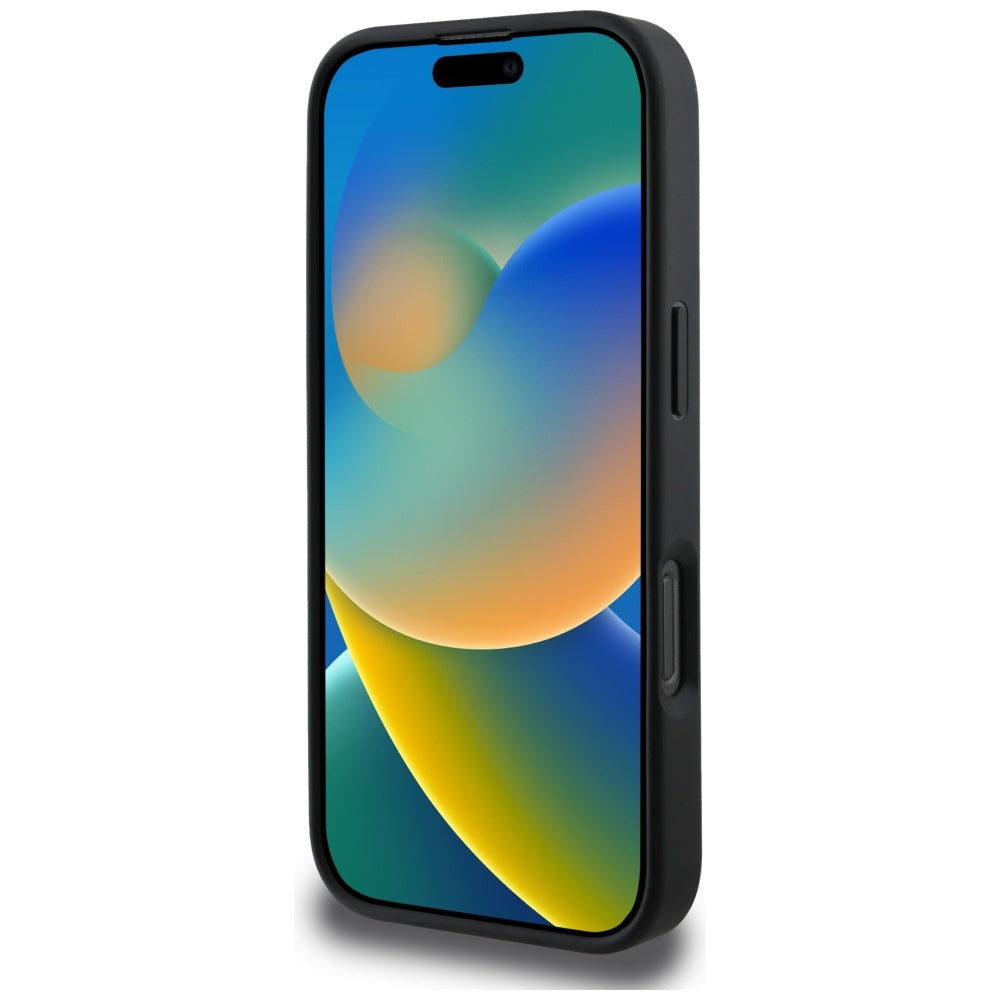 MagSafe-deksel for Apple iPhone 16 Pro Max, Guess, Cardslot 4G Stripes, Svart