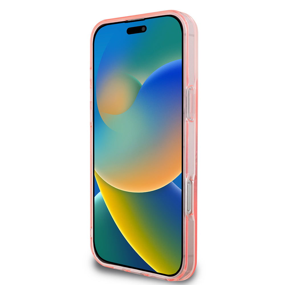 MagSafe-deksel for Apple iPhone 16 Pro Max, Guess, IML Flowers Wreath, Rosa