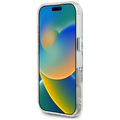 MagSafe-deksel for Apple iPhone 16 Pro Max, Guess, IML Metal Colored Circle, Rosa