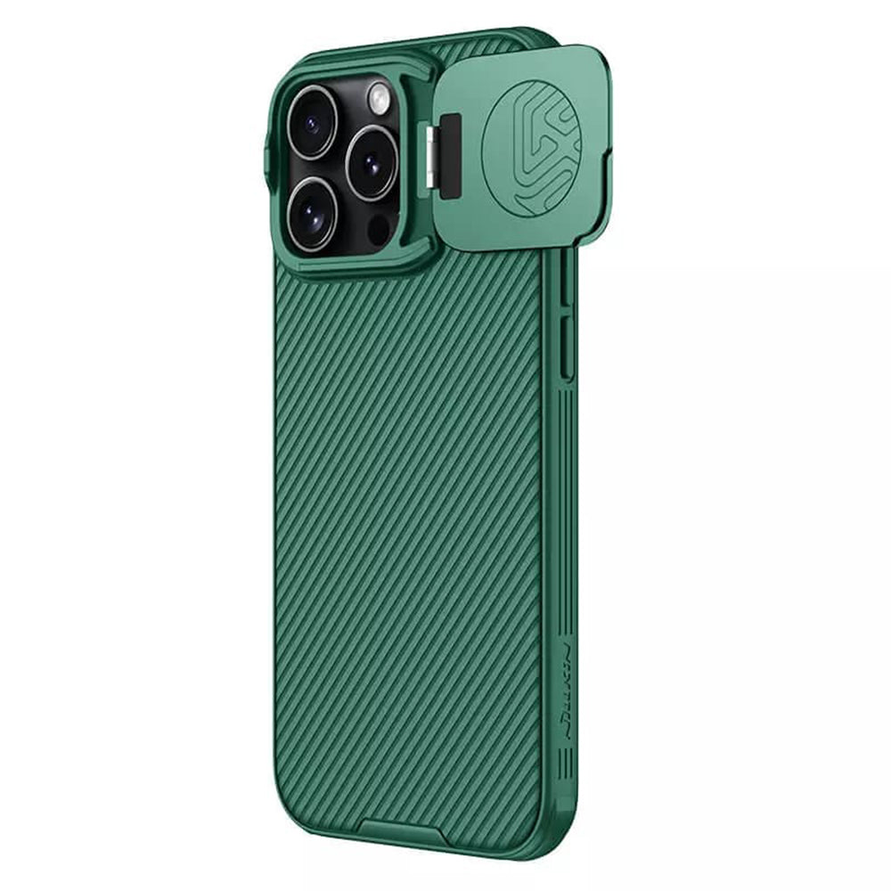 MagSafe-deksel for Apple iPhone 16 Pro Max, Nillkin, CamShield Prop, Grønn