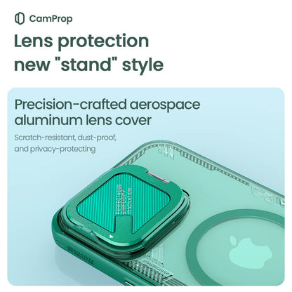 MagSafe-deksel for Apple iPhone 16 Pro Max, Nillkin, Iceblade Prop (uten kamerautskjæring), Grønn