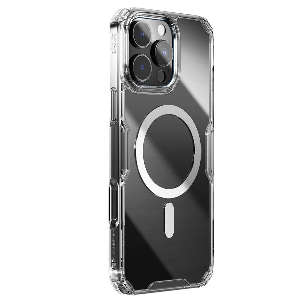 MagSafe-deksel for Apple iPhone 16 Pro Max, Nillkin, Nature Pro, Transparent