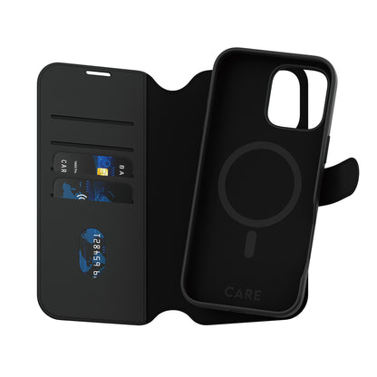 MagSafe-deksel for Apple iPhone 16 Pro Max, PanzerGlass, Care Feature Tango Two-in-One, Svart