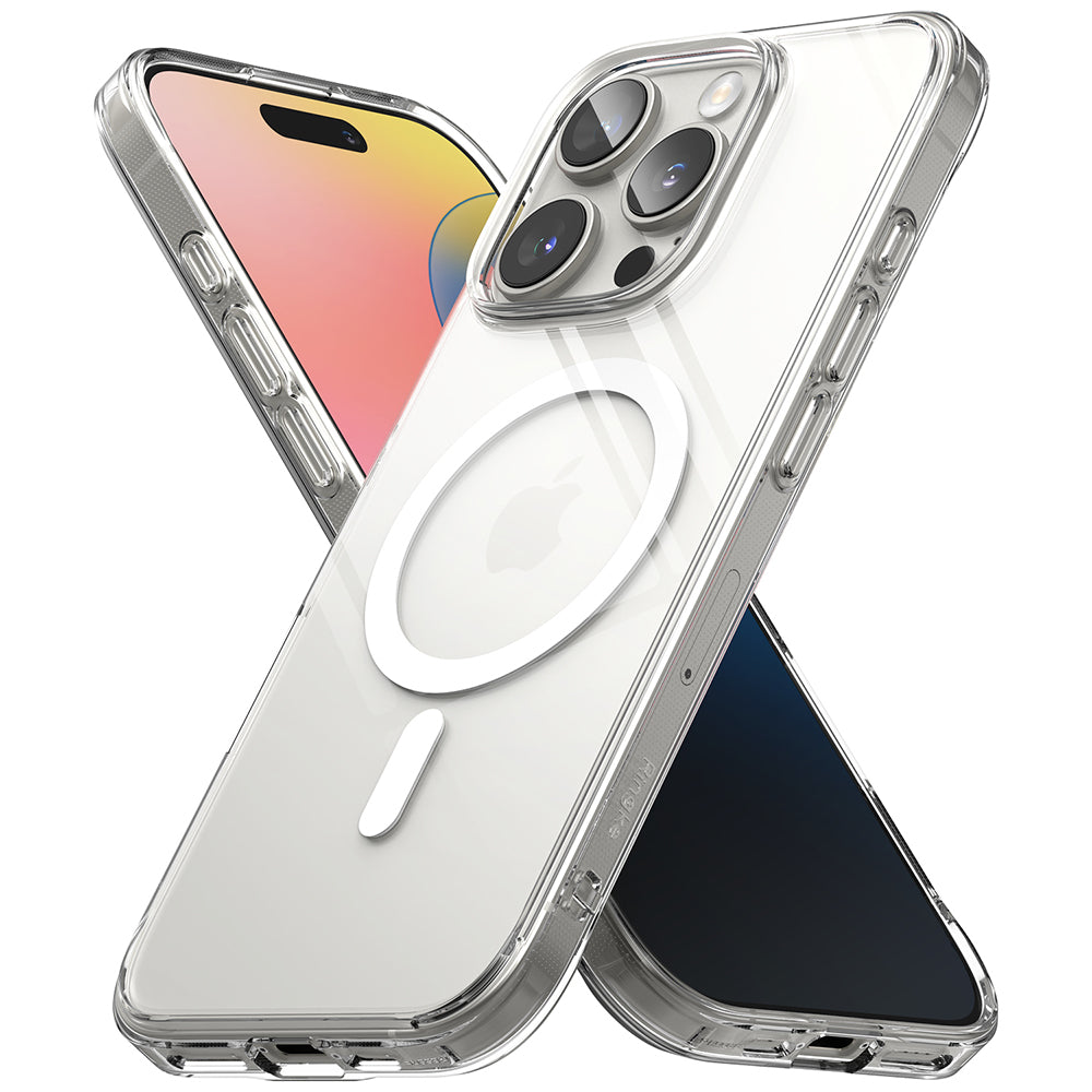 MagSafe-deksel for Apple iPhone 16 Pro Max, Ringke, Fusion, Transparent