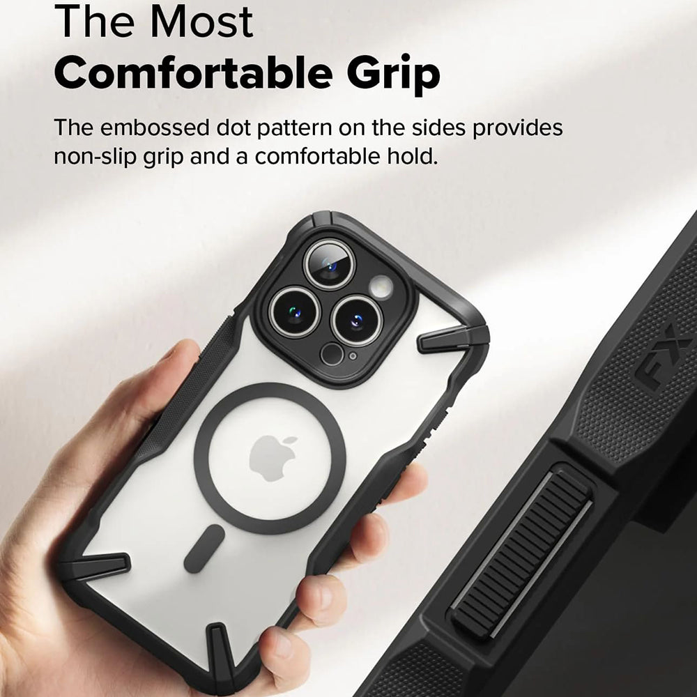 MagSafe-deksel for Apple iPhone 16 Pro Max, Ringke, Fusion X, Svart