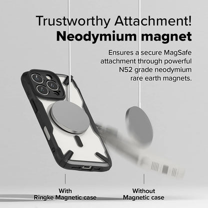 MagSafe-deksel for Apple iPhone 16 Pro Max, Ringke, Fusion X, Svart
