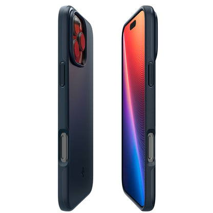 MagSafe-deksel for Apple iPhone 16 Pro Max, Spigen, Thin Fit, Blå