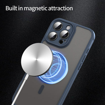 MagSafe-deksel for Apple iPhone 16 Pro Max, Techsuit, HaloFrost II, Marineblå