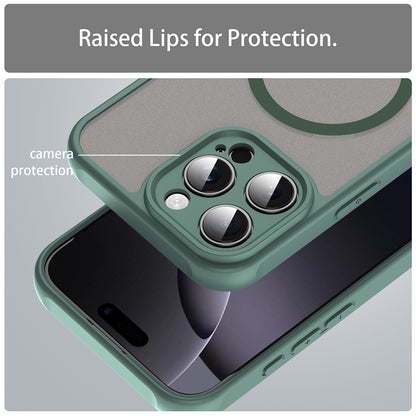 MagSafe-deksel for Apple iPhone 16 Pro Max, Techsuit, HaloFrost II, Grønn
