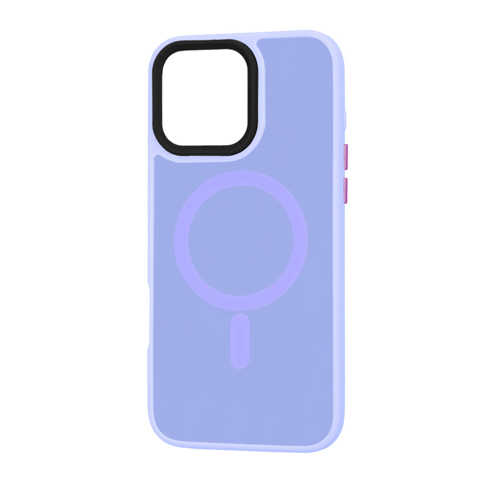 MagSafe-deksel for Apple iPhone 16 Pro Max, Techsuit, HaloFrost, Lys lilla