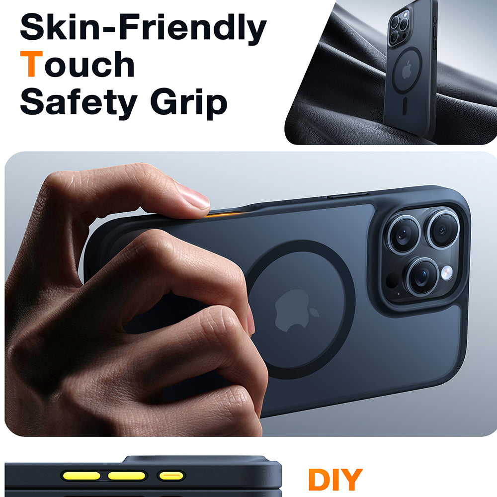 MagSafe-deksel for Apple iPhone 16 Pro Max, Torras, Guardian, Svart