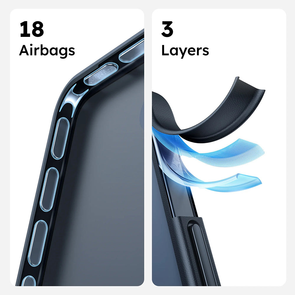 MagSafe-deksel for Apple iPhone 16 Pro Max, Torras, Guardian, Svart