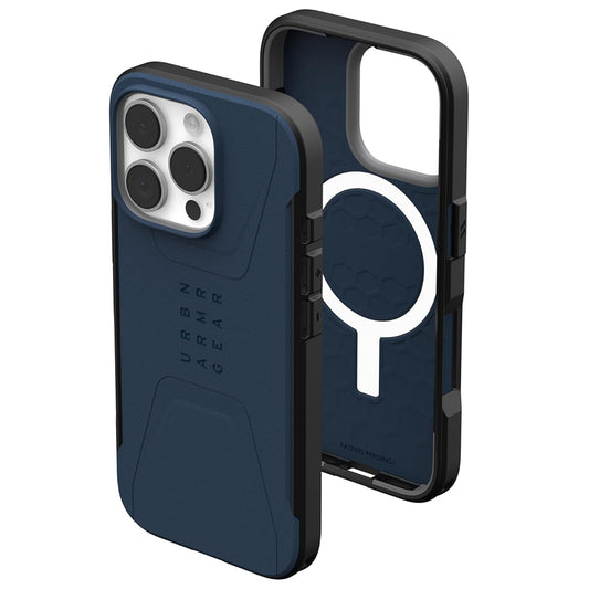 MagSafe-deksel for Apple iPhone 16 Pro Max, Urban Armor Gear, Civilian, Marineblå