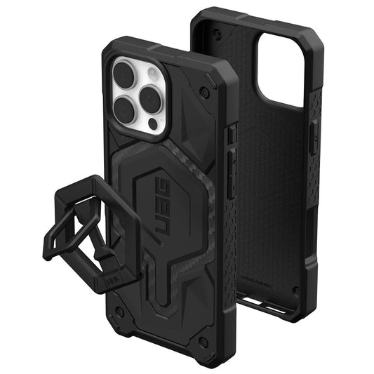 MagSafe-deksel for Apple iPhone 16 Pro Max, Urban Armor Gear, Monarch Pro Carbon Bundle, svart