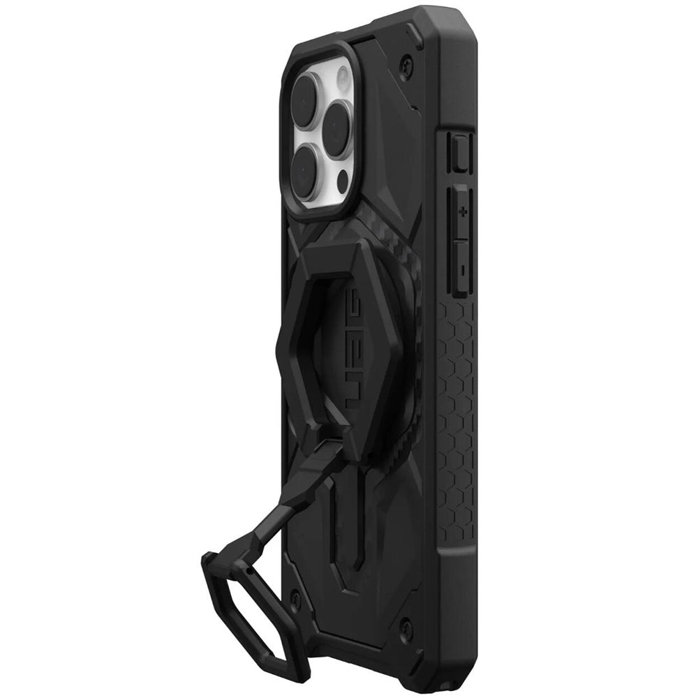 MagSafe-deksel for Apple iPhone 16 Pro Max, Urban Armor Gear, Monarch Pro Carbon Bundle, svart