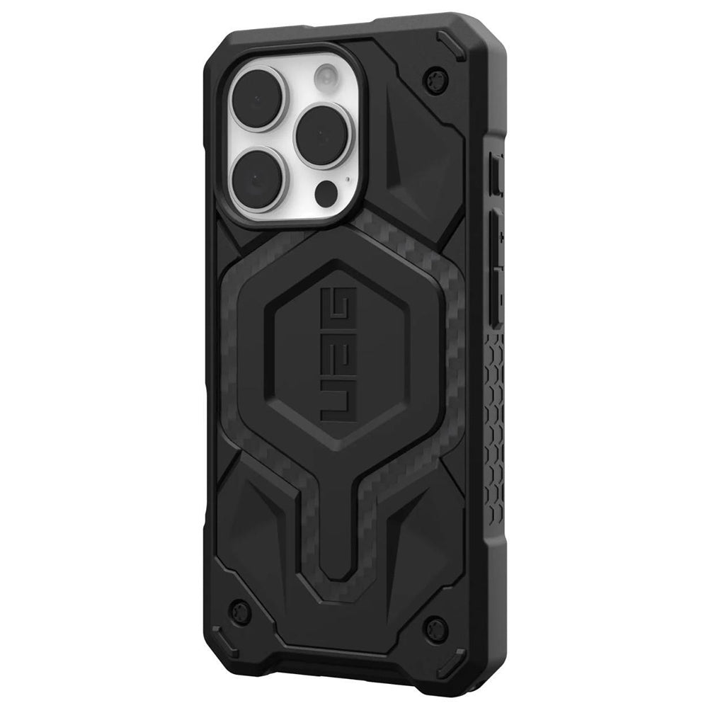 MagSafe-deksel for Apple iPhone 16 Pro Max, Urban Armor Gear, Monarch Pro Carbon, svart