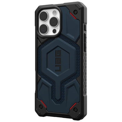 MagSafe-deksel for Apple iPhone 16 Pro Max, Urban Armor Gear, Monarch Pro Kevlar, Marineblå