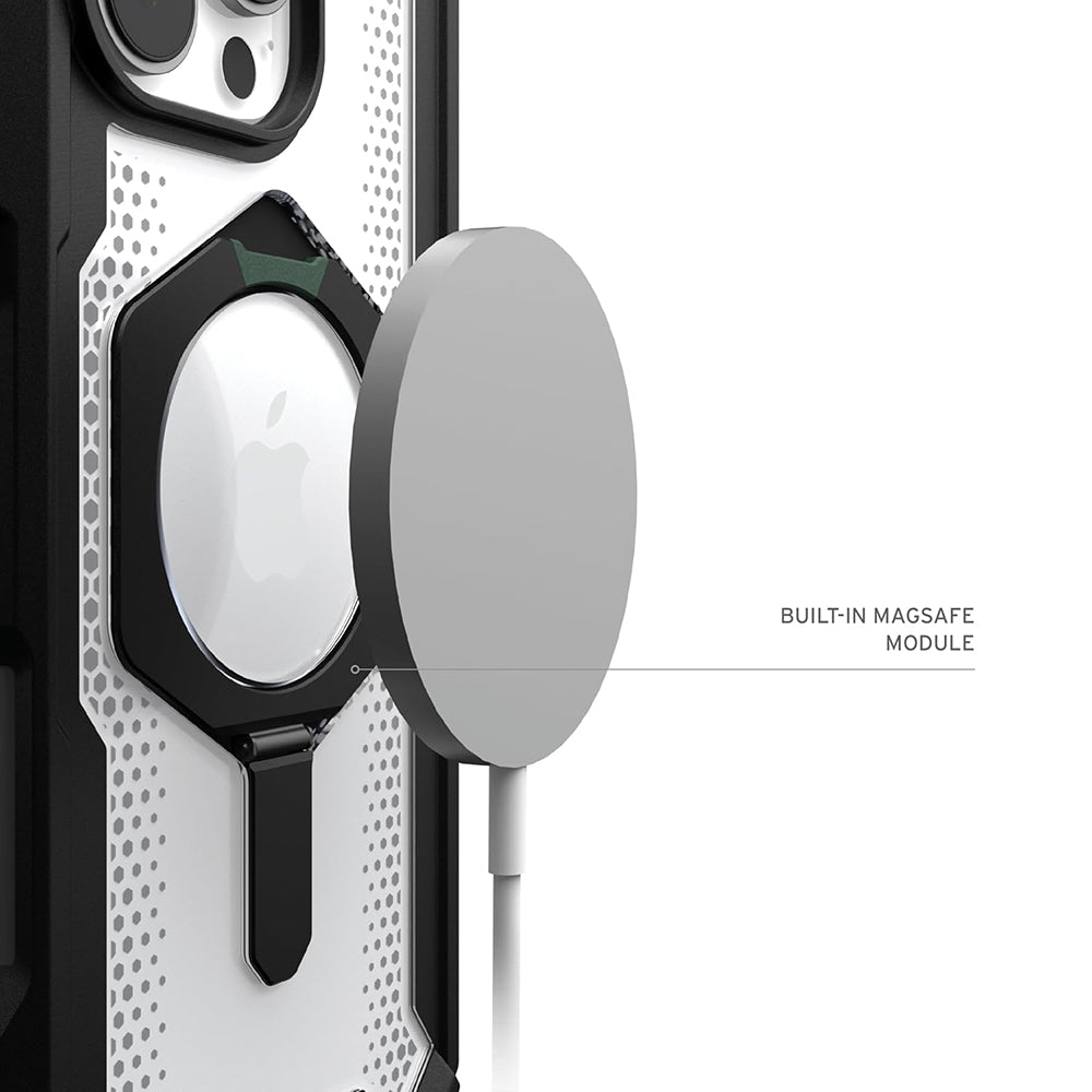 MagSafe-deksel for Apple iPhone 16 Pro Max, Urban Armor Gear, Plasma XTE, Svart Transparent