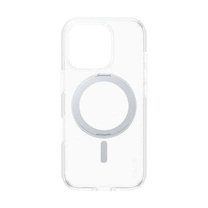 MagSafe-deksel for Apple iPhone 16 Pro, PanzerGlass, Care Feature Kickstand, Sølvtransparent