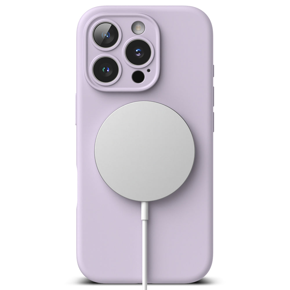 MagSafe-deksel for Apple iPhone 16 Pro, Ringke, silikon, lilla