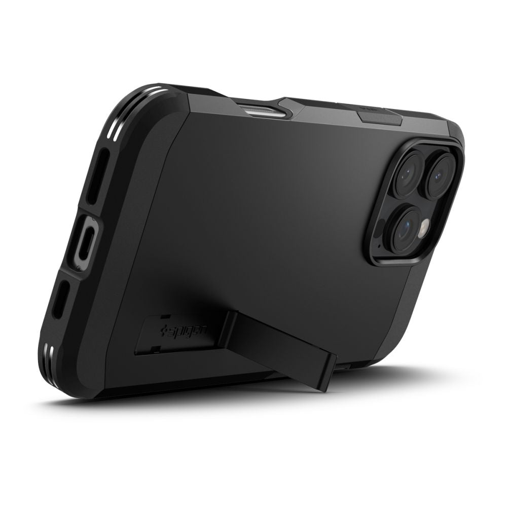 MagSafe-deksel for Apple iPhone 16 Pro, Spigen, Tough Armor, svart ACS08146