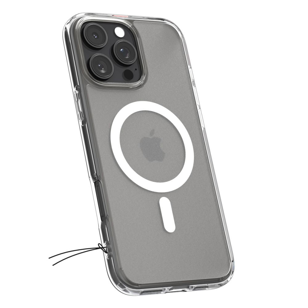 MagSafe-deksel for Apple iPhone 16 Pro, Spigen, Ultra Hybrid, Satinert Transparent ACS08133