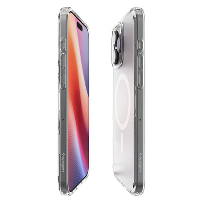 MagSafe-deksel for Apple iPhone 16 Pro, Spigen, Ultra Hybrid, Satinert Transparent ACS08133