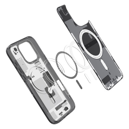 MagSafe-deksel for Apple iPhone 16 Pro, Spigen, Ultra Hybrid Zero One, Matt Svart ACS08135