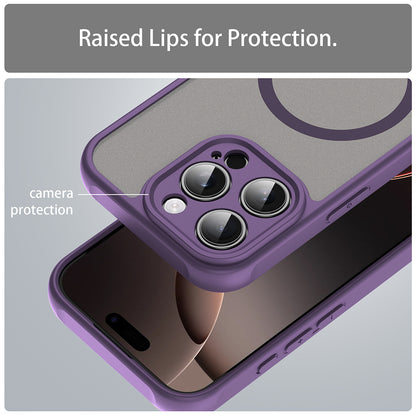 MagSafe-deksel for Apple iPhone 16 Pro, Techsuit, HaloFrost II, Lilla